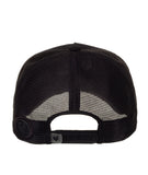 Black Curved trucker with Black MADE