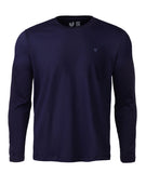 Basic LS Crew Navy (Tone on Tone)